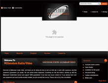 Tablet Screenshot of millenniumaudiovideo.com
